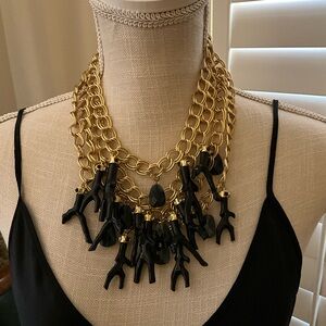 Vintage Oscar de la Renta statement necklace - NWT